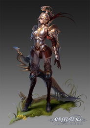 古代战士英姿飒爽画像