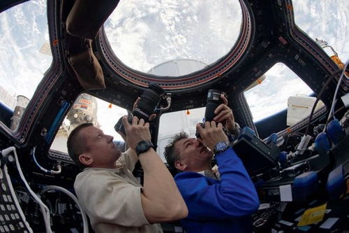 航天员太空生活场景
