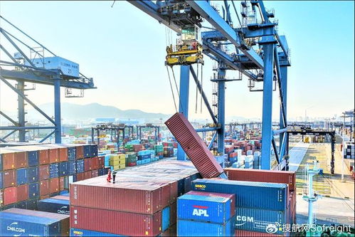 港口受损集装箱