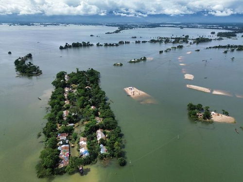 孟加拉国洪水受灾区域