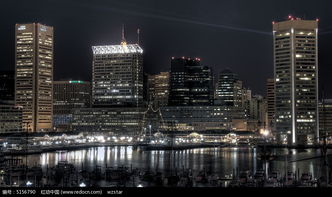 城市夜景图片代表希望与机遇