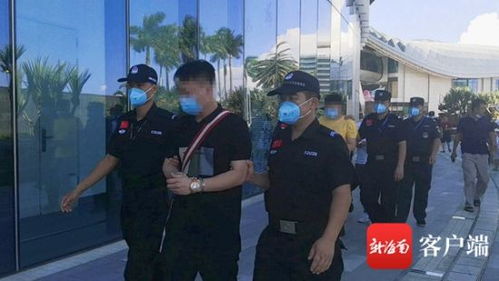 警方查处现场照片