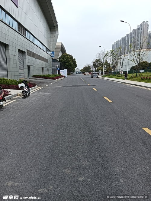 城市道路实景图