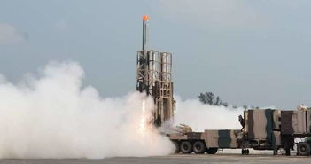 中程导弹发射场景