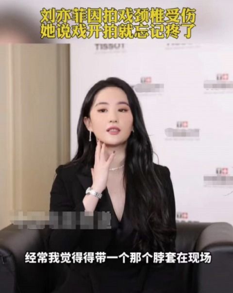 刘亦菲采访画面