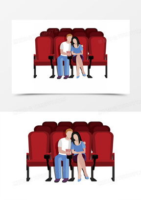 情侣看电影