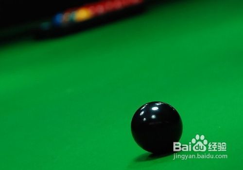 斯诺克比赛中防守动作