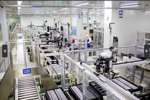 宁德时代工厂生产线