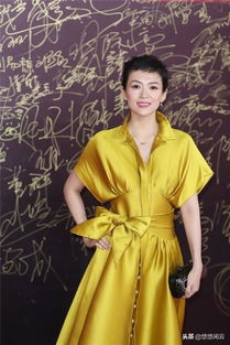 章子怡在华表奖现场