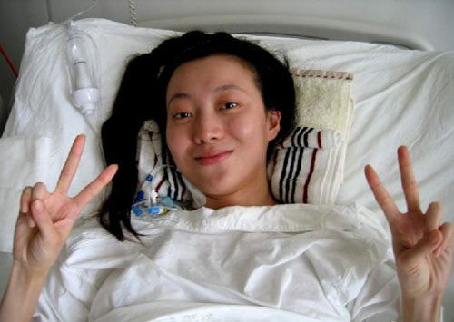 刘岩病床照