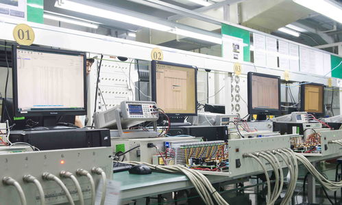 中国工厂生产线实景图