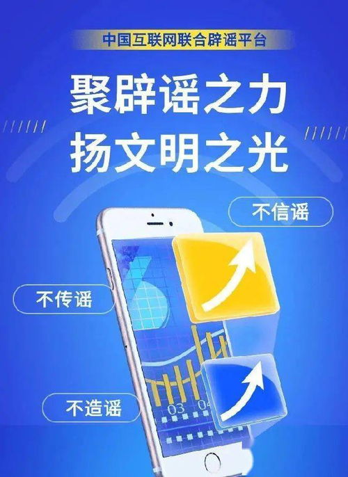 网络辟谣宣传海报