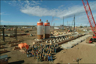 加拿大油砂开采现场