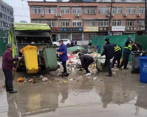城市街道垃圾清理