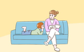 一家人围坐讨论家庭事务