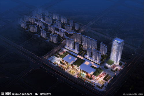 三河市街道全景俯视图