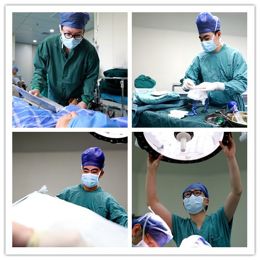 医生在手术室工作场景