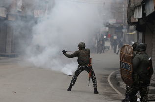 印度与巴基斯坦边境冲突现场