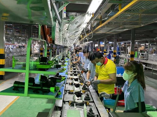 越南某电子制造工厂生产线