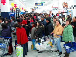 沃尔玛门店内景