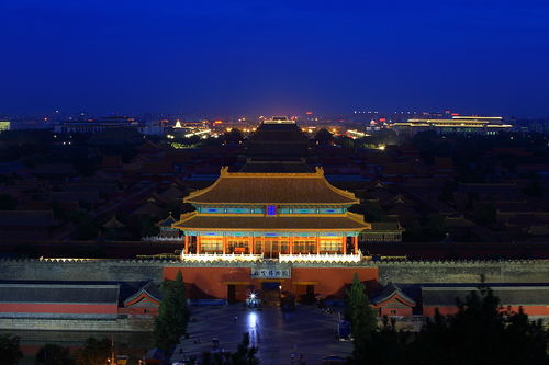 故宫博物院夜景