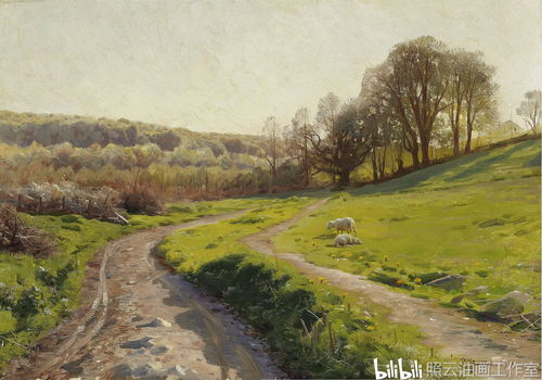 一片美丽宁静的乡村田园风光