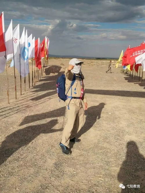 戈壁滩上的强风天气