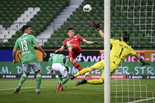 哈弗茨头球破门 精彩瞬间