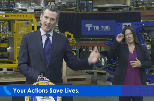 加州州长纽森公开批评特朗普政策