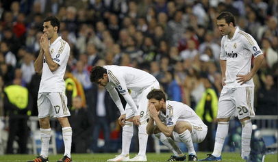 皇马球员在点球大战中庆祝胜利