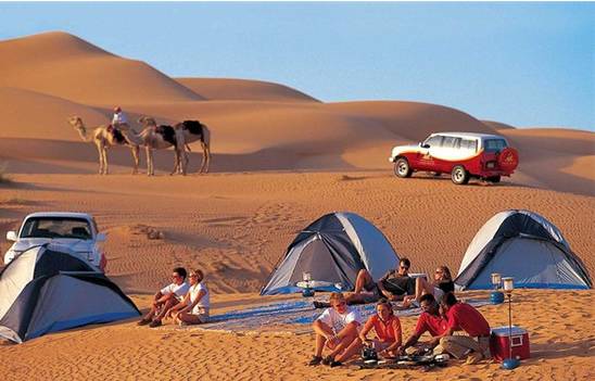 沙漠户外活动防护示意图