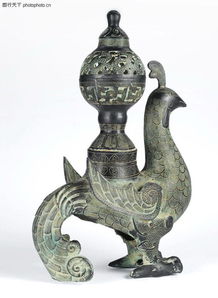 古代青铜器上的玄鸟图案