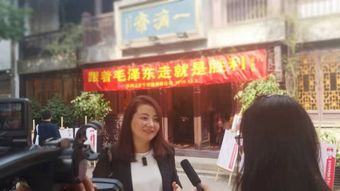 王蓉接受媒体采访