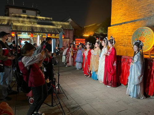 洛阳古城汉服表演