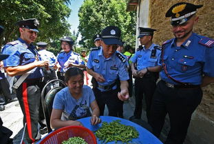 西湖边的民警合影