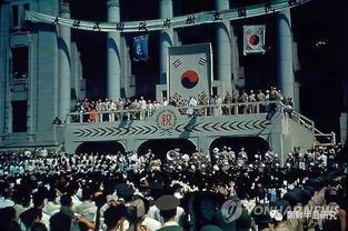 韩国街头政治氛围