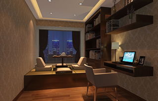 朋友在书房交流图