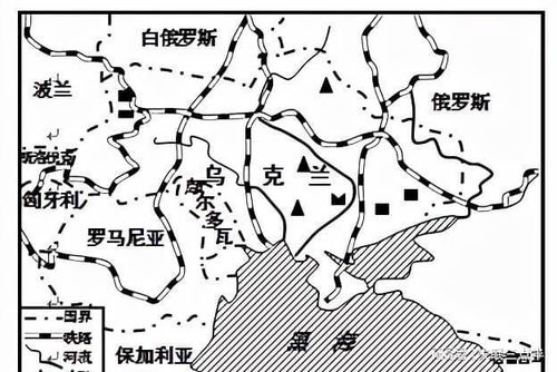 乌克兰矿产分布图