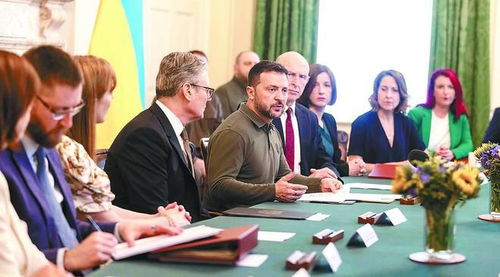 美乌矿产协议谈判现场