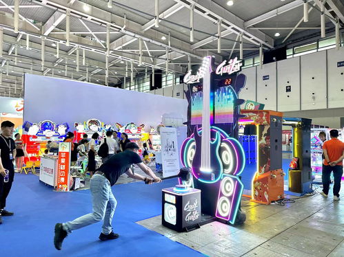制造业展会上的小游戏互动区