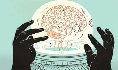 科学争论与理性思考插画