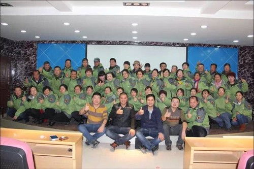 志愿者团队合影