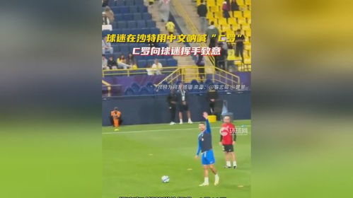 C罗向球迷挥手致意