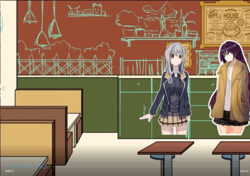 朋友在咖啡厅里认真交谈