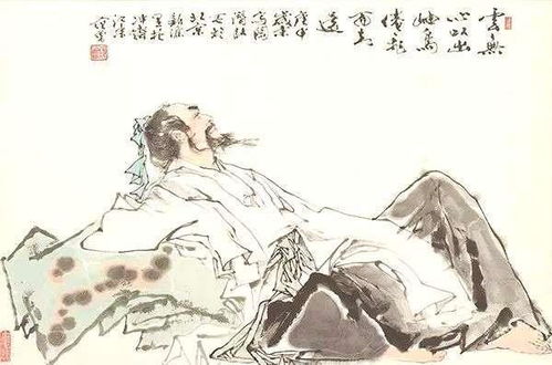 陶渊明归隐田园图