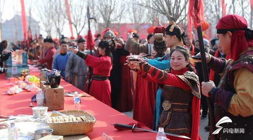 热闹非凡的黄河大集现场