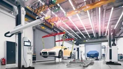 保时捷研发中心内部工作场景