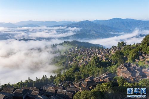 贵州苗寨风光静谧美丽的小众旅游地