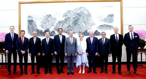 中美高层会晤场景想象图