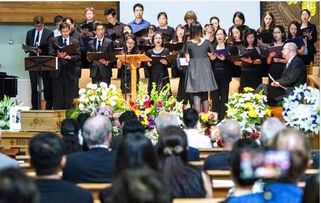 修刚追思会现场照片